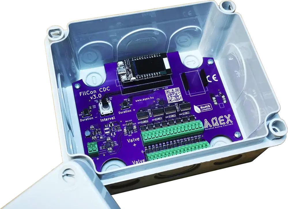 Filcon EDC: Compact Dust Filver Controller for DC valves (max. 16pcs)
